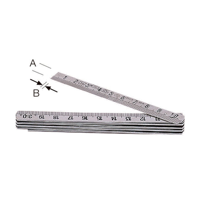 1 metro – 2 metri – acciaio inox Metrica