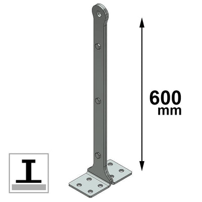 Palo light base piana tipo C CSC Edilizia 602