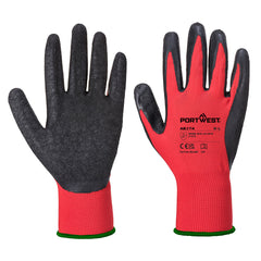 Safety glove Grip 13 in crinkle latex Essential, pack of 12 pairs Portwest AB174