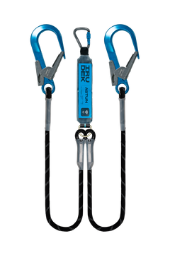 Fall-arrest lanyard with energy absorber ASTUN Y 140HSA (373) Irudek