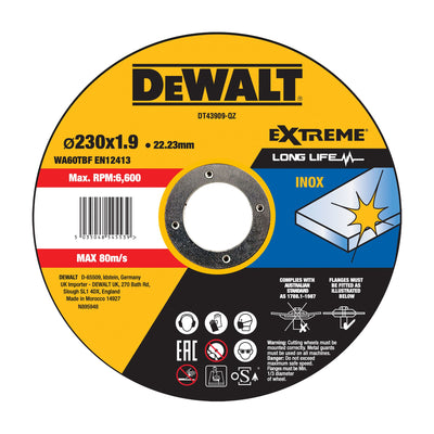 Disco da taglio OSA ad alte prestazioni DeWalt DT43909-QZ