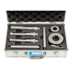 Three-Point Internal Micrometer Assortment, for Blind Holes, Fervi