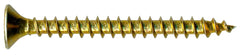 Brass-plated TPS chipboard screw Unifix