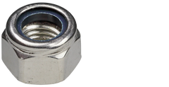 Tuerca autoblocante inox A2 AISI 304 Cl.70 con anillo de nailon Unifix