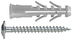 Plug with galvanised TMT Pozidriv screw Unifix