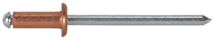 Copper/galvanised steel blind rivets Unifix