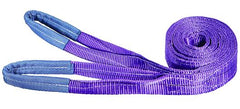 Eslingas de elevación violetas, capacidad 1 t, 50 mm, 1 m, Vigor