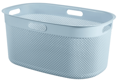 Cesta portabiancheria Filo 45 L 59x39x27 cm azzurro Curver