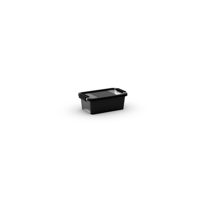 Contenitore con coperchio Bi Box XS 3 L 26,5x16x10 cm nero Keter