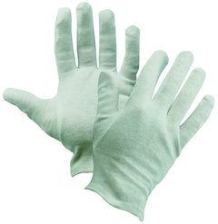 Guantes de algodón interlock blancos, no EPI, talla 8 M Vigor