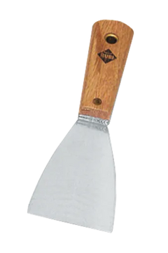 Stainless steel painter's trowels with wooden handle Rubi