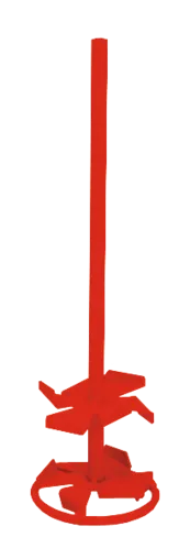 Double-helix epoxy mixing paddle, hexagonal shaft, Rubi