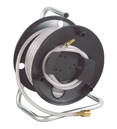 Compressed air hose 6x11 20m with reel, universal connector Abac