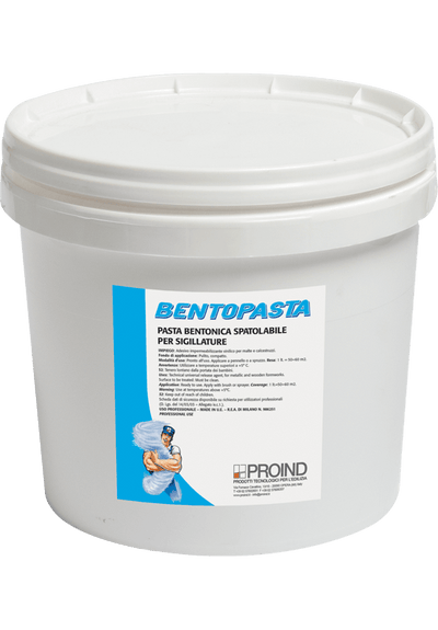 Pasta bentonitica spatolabile per sigillature Bentopasta Proind