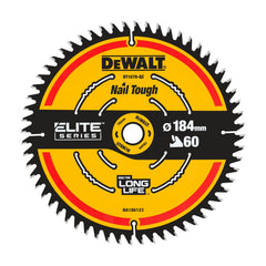 Saw blade Elite for cordless mitre saw DCS365 184 x 16 mm 60 teeth DeWalt DT1670-QZ