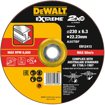 Disco abrasivo OSA ad alte prestazioni DeWalt DT43919-QZ