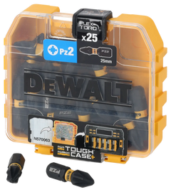 Końcówka udarowa Impact Torsion PZ2, 25 mm, w etui kieszonkowym, DeWalt DT70556T-QZ