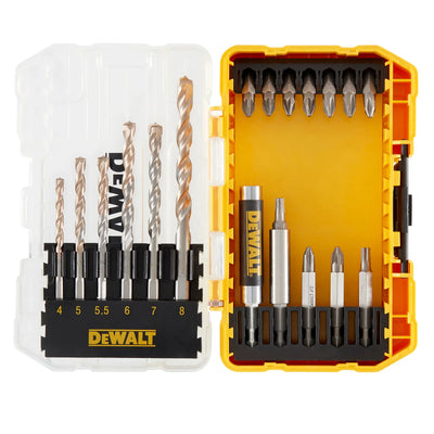 Set 19 Punte per Muratura Extreme DeWalt DT70712-QZ