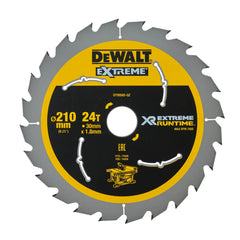Piła tarczowa Extreme Runtime 210mm, otwór 30mm, 24T, DeWalt