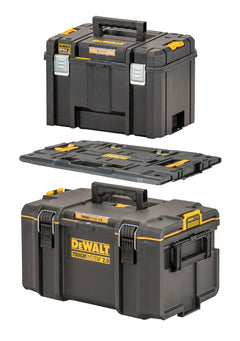 Caja portaherramientas ToughSystem 2.0 DWST83294-1 con adaptador TSTAK DWST08017-1 DeWalt