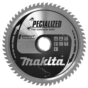 E-12267 Lama per sega circolare, Efficut T.C.T, 216 x 30 mm, 60 T