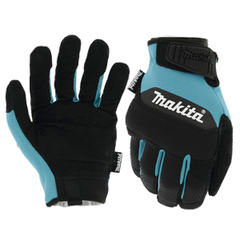 High-Performance Gloves with Genuine Leather Palm Makita