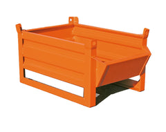 Self-closing metal skips Sall
