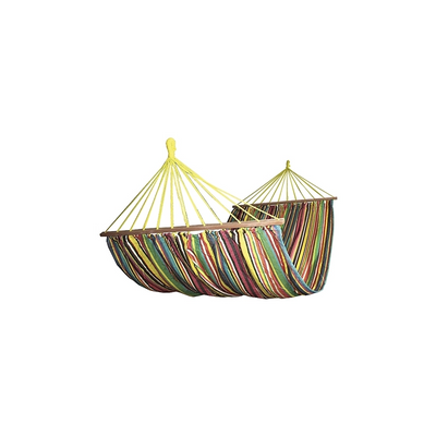 Amaca in polycotton con aste in legno portata 120 kg