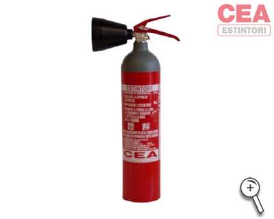Estintore Portatile a Biossido di Carbonio 2 Kg CEA - immagine 1