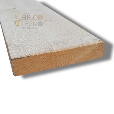 Tavola in legno di abete grezzo per ponteggio mm 50