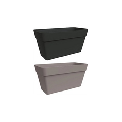 Rectangular planter Arkè in plastic