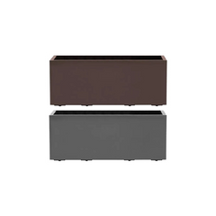 Rectangular planter Kebe Greener in polypropylene