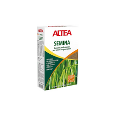 Granular fertiliser for lawn seeding