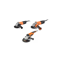 Kit de 3 amoladoras angulares 115, 125 y 230 mm WS8-115S, WS10-125S y WS22-230 DMS