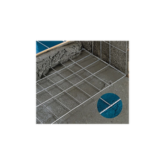 Welded wire mesh, galvanised, in ribbed anti-crack wire for floors and facades 200x100 cm Pavitech