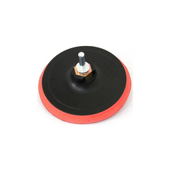 Backing pad with hook-and-loop