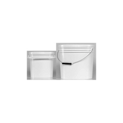 Empty plastic bucket