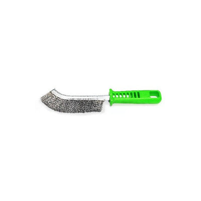 Stainless steel brush for welders and hobby crafts, "spid" short handle — 1774/IC Pavan
