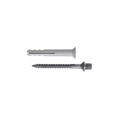 Hammer-in plugs with double M6 screw for pipe clamps N-DV