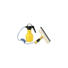 Spray window squeegee 'glazy'